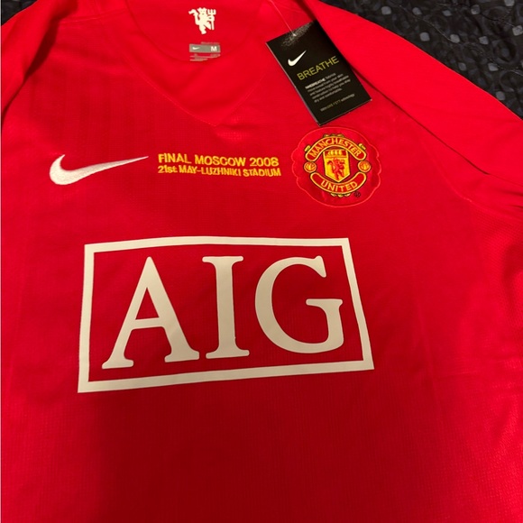 Cr7 cristiano ronaldo manchester united soccer jersey long sleeve brand new nike - Picture 8 of 9